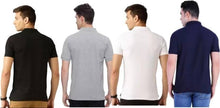 Load image into Gallery viewer, Premium Polyester Solid Half Sleeves Polo T-Shirt