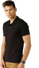 Load image into Gallery viewer, Premium Polyester Solid Half Sleeves Polo T-Shirt