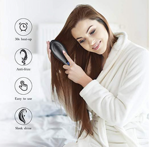 ELECTRIC HAIR STRAIGHTENING BRUSH